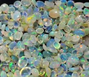 โอปอลเอธิโอเปียขนาดฟรีขนาดผสมแกะสลักพลอยเรียบงานแฮนด์เมดแกะสลักสำหรับทำสร้อยข้อมือลูกปัด - Product Image 1