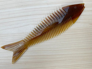 Peine de Cuerno de Buey Natural de Lujo, Pulido, Estilo Animal, Tallado a Mano - Product Image 4