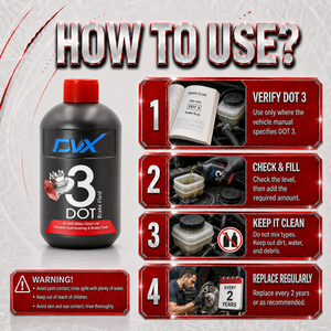 Liquide de frein DVX DOT 3 500 ml - Product Image 3