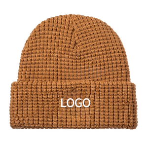 Cómodos gorros para hombre, diseño a rayas de Color, logotipo personalizado y tamaño, hecho invierno 100% algodón para adultos - Product Image 4