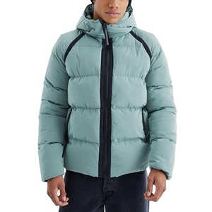 <b>Top</b> Selling Custom Made Hooded Canvas <b>Men's</b> Puffer Jacket Eco-Friendly Breathable Oversized Winter - Product Image 1