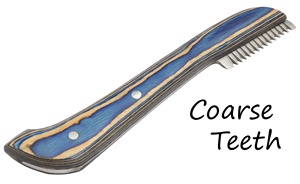 Couteau à dénuder bleu pour animaux de compagnie Kit d'outils de toilettage pour chiens et chats facile à utiliser avec dents en acier inoxydable pour terriers et poils - Product Image 5