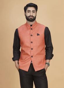 Chaleco de Color Óxido para Hombre, Calidad de Exportación, para Uniformes de Oficina, Bodas, Eventos Empresariales y Fiestas Nocturnas - Product Image 3