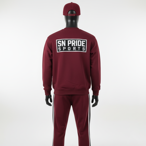 Survêtement de course décontracté personnalisé en gros pour unisexe, vêtements de sport pour jogging avec broderie, respirant, 100% coton - Product Image 5