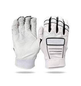 100% Pure Leather Baseball <b>Batting</b> Gloves High Quality Customized Adult Baseball Long Cuff Hand Protection in Different Colors - Product Image 3