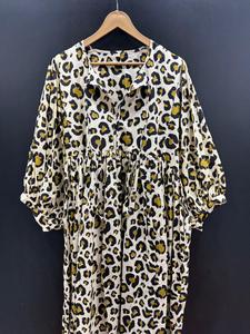 เดรสมิดิพิมพ์ลายโบฮีเมียนยอดนิยมสำหรับเด็กผู้หญิงที่ดีที่สุดสำหรับการสังสรรค์แบบลำลองและวันหยุดพักผ่อนจากอินเดีย - Product Image 3