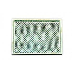 Hermosa bandeja para servir hecha a mano con incrustaciones de hueso/incrustaciones de resina, bandejas para servir con incrustaciones de hueso más vendidas de la India, fabricante SCI - Product Image 4
