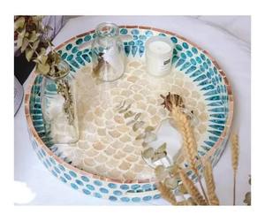 Plateau d'incrustation de nacre moderne pour la décoration intérieure et les cadeaux - Product Image 6