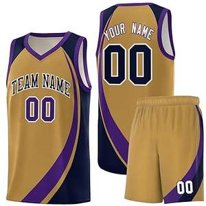 Vente chaude New Arraval Personnalisé Basketball Jersey Uniforme Athlétique Hip Hop Jersey Personnalisé Imprimer Lettres Nombre pour Hommes - Product Image 2