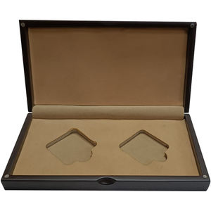 กล่องเก็บเหรียญทำจากไม้ขนาดพิเศษสำหรับสะสมเหรียญทำจากไม้แบบโบราณอุปกรณ์จัดระเบียบของอินเดีย - Product Image 2