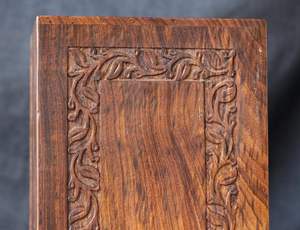 Wooden <b>Urn</b> <b>for</b> <b>Human</b> <b>Ashes</b> <b>for</b> Male/FemaleRosewood Wooden Cremation <b>Urn</b> Box with Tree of Life - Wood <b>Urns</b> <b>for</b> Pet Adult (<b>Small</b>) - Product Image 4