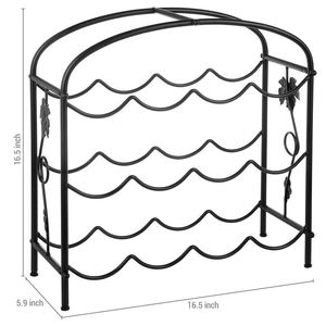 Nouveau design support de bouteille de vin en métal pour cuisine décoration de la maison table à manger champagne vin présentoir support bar - Product Image 3