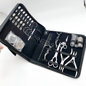 Kits de extensiones de cabello de calidad superior Kit de herramientas para el cabello para estudiantes Incluye todas las herramientas esenciales para el cuidado del cabello y peinado Logotipo personalizado - Product Image 1