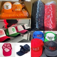 Gorra Trucker de 5 Paneles de Primera Calidad con Logotipo Personalizado, Estilo Bordado, Gorras Trucker de Malla y Espuma con Cierre a Presión para Hombre con Logotipo Personalizado