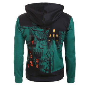 Directo de fábrica cómodo invierno con capucha cremallera diseño sublimación sudaderas con capucha liso teñido transpirable patrón sólido al por mayor barato - Product Image 3