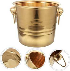 Aluminium European Style bar Tool Deer Head <b>Bucket</b> Red Wine Large Basin <b>champagne</b> Cooler <b>Bucket</b> <b>Stand</b> Ice Tub <b>Champagne</b> Bowl - Product Image 1