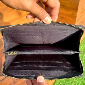 Nouveau Western élégant cuir de vachette usiné fourrure cuir bracelets embrayages femmes conçu sac à main vente chaude en cuir usiné portefeuilles uniques - Product Image 6