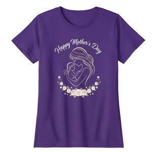 T-shirt cadeau pour la fête des mères avec impression de citation mignonne, tissu doux au toucher et coupe confortable pour un usage quotidien - Product Image 1