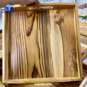 ถาดไม้เสิร์ฟออกแบบเองได้เป็นมิตรต่อสิ่งแวดล้อมทำมือสำหรับตกแต่งห้องครัวร้านอาหารโดยตรงจากเวียดนาม - Product Image 2