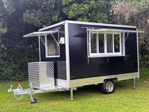 Remorques alimentaires mobiles en acier inoxydable entièrement équipées, camion de restauration très vendu, cuisine commerciale pour snacks et restauration rapide - Product Image 2