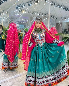 2025 vestido de diseño Vintage Kuchi afgano para vestido de cultura tradicional afgana Qalbatoni con Churma Dozi y trabajo Vintage Baltana - Product Image 3