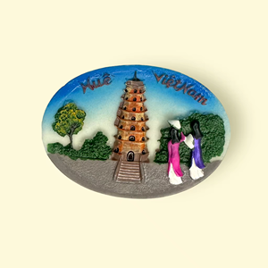 Top Vietnam Shaped Magnet Manufacturers' Good Price Resin Crafts Figurine Stylish <b>'Love'</b> Pattern Design Gift Ideas - Product Image 2