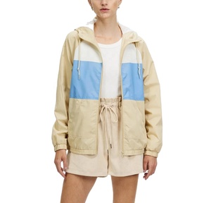 Veste coupe-vent élégante pour femmes tissu respirant pour courir personnalisé doublure en maille zippée Nylon Polyester fait vestes imperméables - Product Image 5