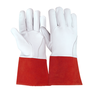 Gants de soudage TIG résistants à l'abrasion en nitrile de taille XL Gants de sécurité pour vache à grain de mouton de construction robuste de meilleure performance - Product Image 2