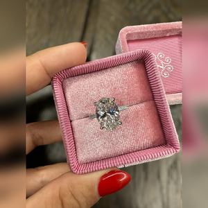 Vente flash Bague en diamant de laboratoire ovale de 5,00 carats VVS2 VVS1 Certifiée IGI Prix d'usine Fournisseur Expédition mondiale - Product Image 2