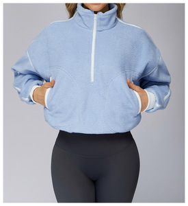 Vêtement de rue personnalisé de haute qualité pour homme, automne-hiver, col à capuche, coupe-vent, chaud, 100% coton, uni, teinture unie, poche, course à pied - Product Image 3