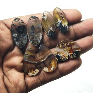 La mejor calidad Natural raro pavo ágata par pendiente fábrica taladro piedras preciosas sueltas pendientes de piedras preciosas de alta calidad - Product Image 4