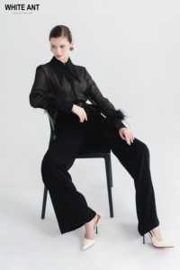 Blusa elegante de manga larga para mujer, mejor precio, papel de regalo Formal Esber Whiteant de mayorista de Vietnam para verano e invierno - Product Image 4