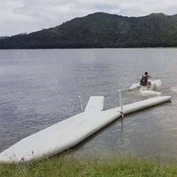 Station de plate-forme de quai de ponton des îles flottantes gonflables Offre Spéciale Y pour la plate-forme de quai gonflable de bateau et de jet ski