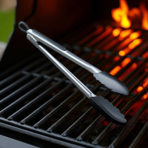 Pinza de cocina para barbacoa Inox (31cm) PROLINE Negro y Cromo 03083 - Product Image 3