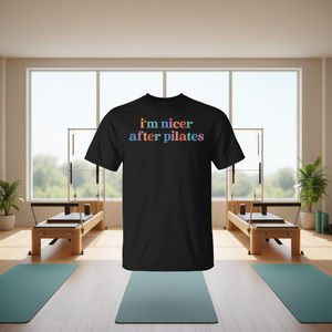 Camiseta con frases de Pilates: “Me siento mejor después” - Categoría Promocional - Product Image 3