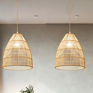 Eco-Friendly Rattan Ceiling <b>Light</b> for Boho Coastal or Minimalist Interiors Wholesale Price for <b>Living</b> Room - Product Image 3
