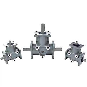 Hộp số côn công nghiệp chính xác tỷ số cao <span class=keywords><strong>1</strong></span>:<span class=keywords><strong>2</strong></span>, 3 chiều, mô-men xoắn 5500NM, trục 20mm, hỗ trợ tùy chỉnh ODM - Product Image 3