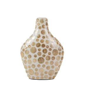 Buen precio, venta al por mayor, hecho a mano, Vietnam, madre perla, incrustaciones de bambú, florero, maceta, soporte para maceta, uso decorativo moderno para el hogar - Product Image 1