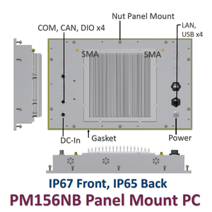 带壁挂式选项的工业触摸屏电脑 - Product Image 3