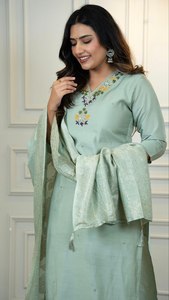 Conjunto de Salwar Kameez Reversible Moderno de KR FASHION para Mujer, Ropa de Fiesta - Product Image 2