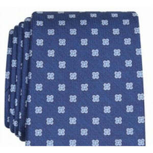 Corbata Clásica Floral Jacquard para Hombre, Color Azul Marino, Talla Regular, Material de Seda y Poliéster, Ideal para Regalo - Product Image 2