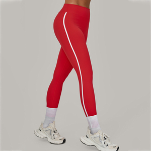 เลกกิ้งเล่นกีฬาโยคะสำหรับผู้หญิงสายแบบเปลือยยืดหยุ่นสูงสำหรับออกกำลังกายในยิมฟิตเนสเล่นกีฬา - Product Image 4