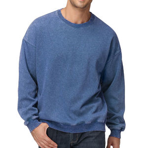 Sweat-shirt ample pour homme, nouvelle mode streetwear, basiques pour homme, sweat-shirt ample en coton mélangé pour adultes - Product Image 1