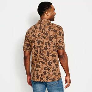 Polos de camuflaje, ropa deportiva de verano, ligeros, con cuello vuelto, para hombre, 100% de algodón y poliéster, polos - Product Image 4