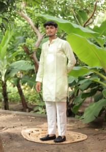 Snowline Style jacquard diseñador kurta - Product Image 6