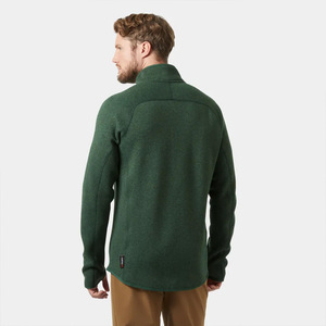Veste pull-over polaire d'hiver personnalisée pour hommes veste polaire polaire brodée fermeture éclair grande taille avec support pour hommes vente en gros - Product Image 6