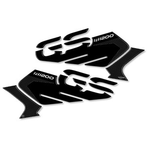 2 adesivi 3D in gel per protezioni laterali, compatibili con i modelli BMW GS R1200 dal 2017 - Product Image 1