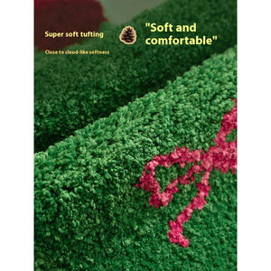 Jupe de sapin de Noël en fausse fourrure de luxe, tapis rond pour base de sapin, décoration intérieure pour Noël, tissu doux et chaud, accessoire festif - Product Image 2