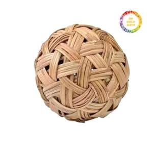 Artisan Vietnamese Rattan Orbs Sustainable Handwoven Decor - Product Image 1