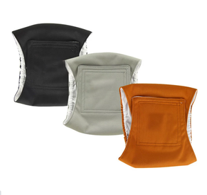 HIPHOPPET Couches pour chiens de compagnie à impression personnalisée Écologique Réutilisable Coton doux Lavable Réutilisable Couches pour chiens femelles Bande de ventre pour chiens mâles - Product Image 1